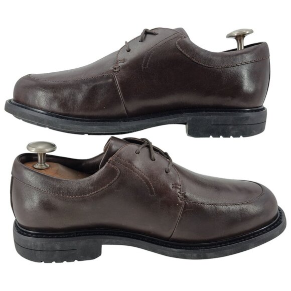 Red Wings Brett 4075 Mens 10EEEE Comfort Casual Oxfords Brown Leather Work Shoes - Picture 6 of 12